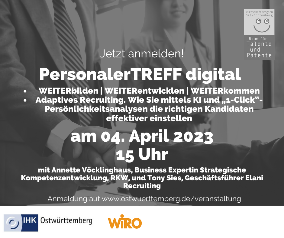 PersonalerTREFF digital Ostwürttemberg