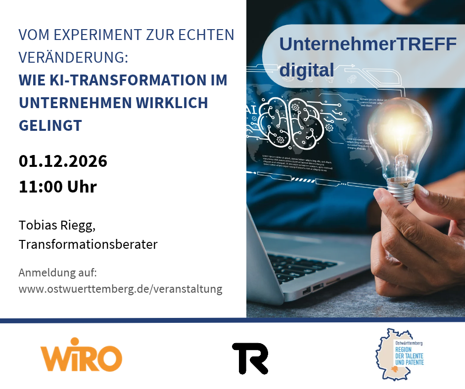 UnternehmerTREFF digital Dezember 2026